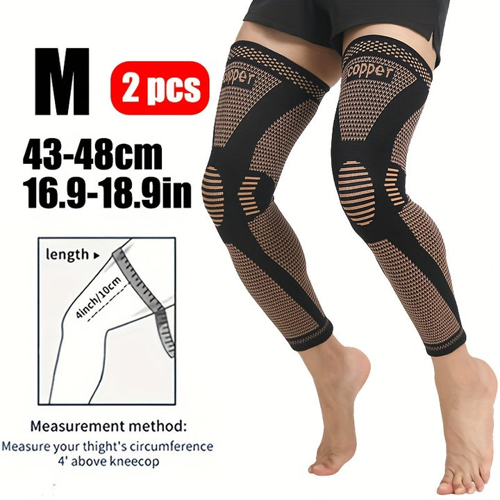 Pack Copper Compression Knee Sleeves