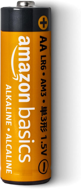 Amazon Basics 48-Pack AA Alkaline High-Performance Batteries, 1.5 Volt, 10-Year Shelf Life