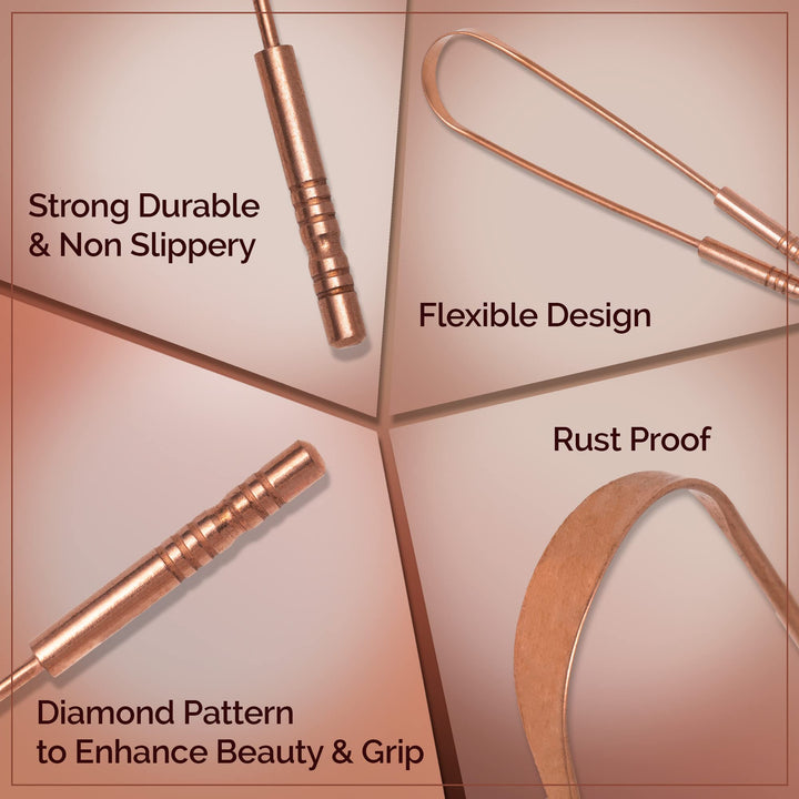 Tongue Scraper for Adults with Multicolor Travel Cases (2 Pack), 100% Stainless Steel, Reduce Bad Breath, Tongue Scrubber, Easy to Use, Tongue Cleaner for Oral Care & Hygiene