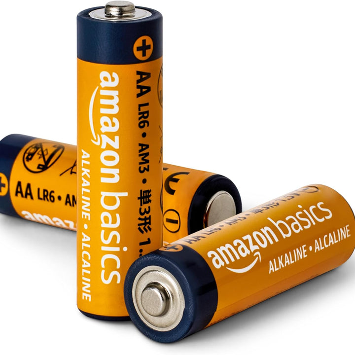 Amazon Basics 48-Pack AA Alkaline High-Performance Batteries, 1.5 Volt, 10-Year Shelf Life
