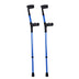 Forearm Crutches Aluminum Walking Crutches With Adjustable Height & Cuffs