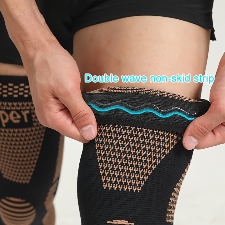 Pack Copper Compression Knee Sleeves