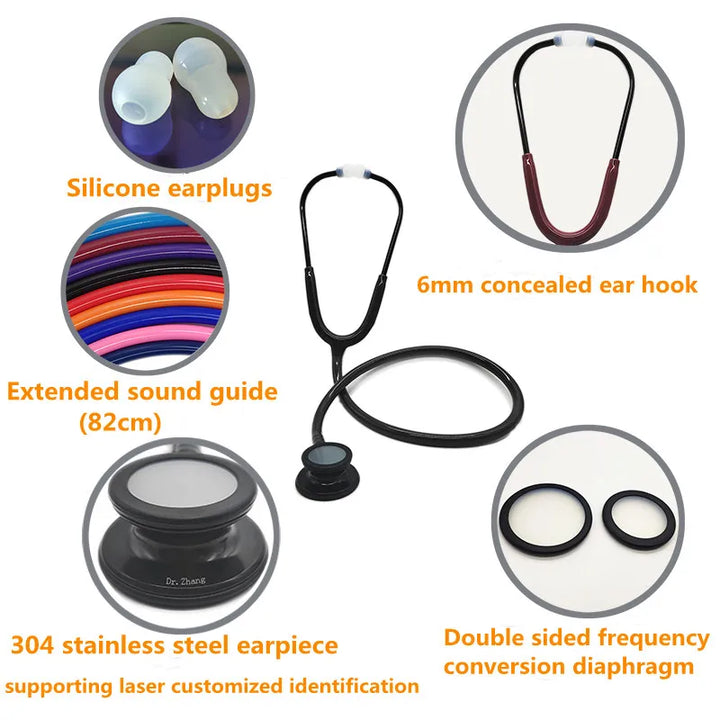 Portable Double-Sided Stethoscope