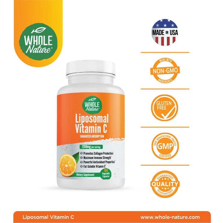 Whole Nature Liposomal Vitamin C 1200 mg