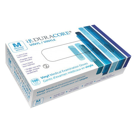 Duracore® Clear Vinyl Examination Glove - Small