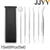 JJYY 6 Pcs/set Dental Plaque/tartar Remover Dental Professional Oral Hygiene Cleaning Set Toothpick Dental Cleaner Oral Care
