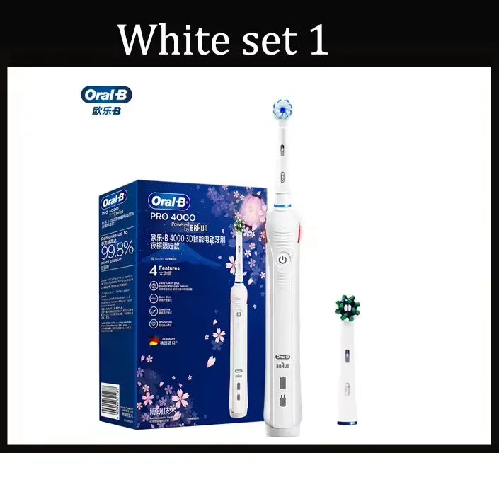 Oral B Pro 4000 Ultrasonic Toothbrush 3D