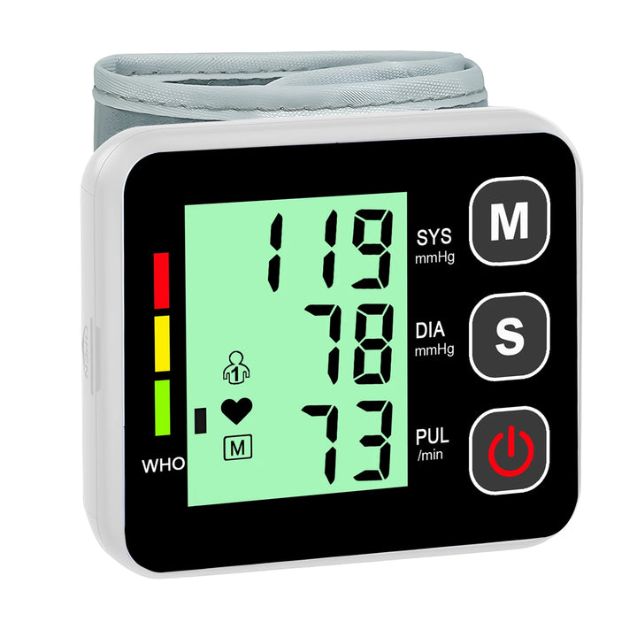 Wrist Blood Pressure Monitor LCD