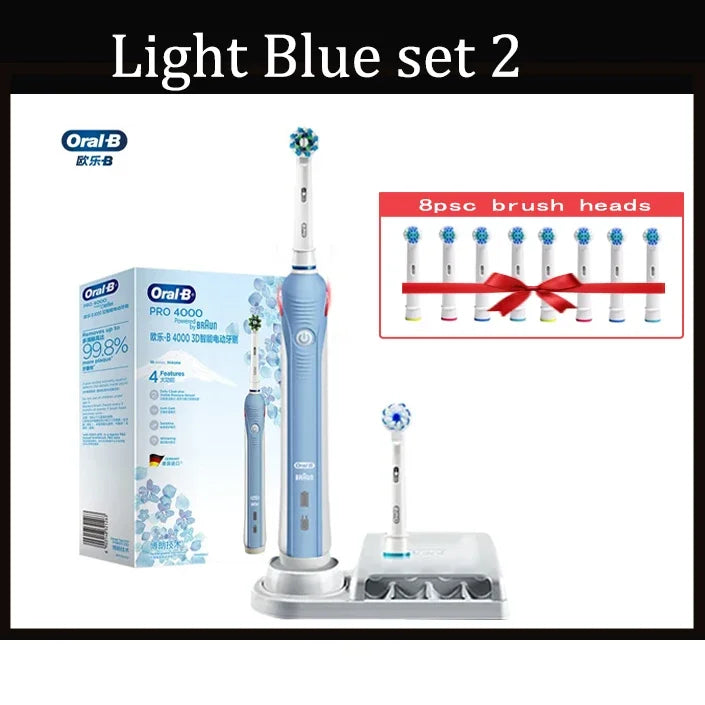 Oral B Pro 4000 Ultrasonic Toothbrush 3D