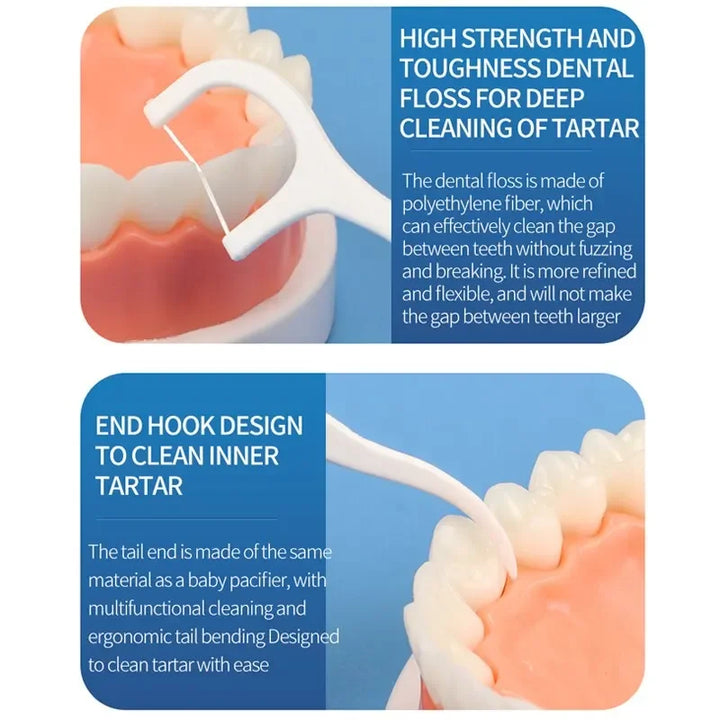 Dental Floss and Plastic Toothpicks