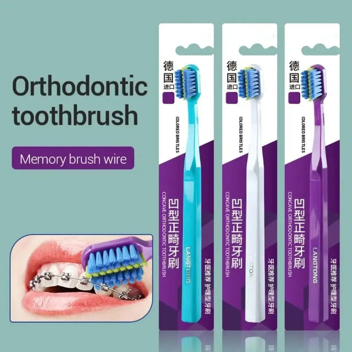 Soft Bristles Interdental Toothbrush Oral Health Care PP Handle Dental Tooth Brush Oral Hygiene Clean Orthodontic Braces