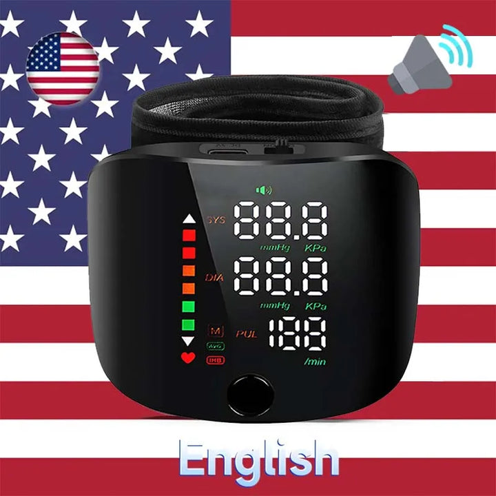 Rechargeable Wrist Blood Pressure Monitor