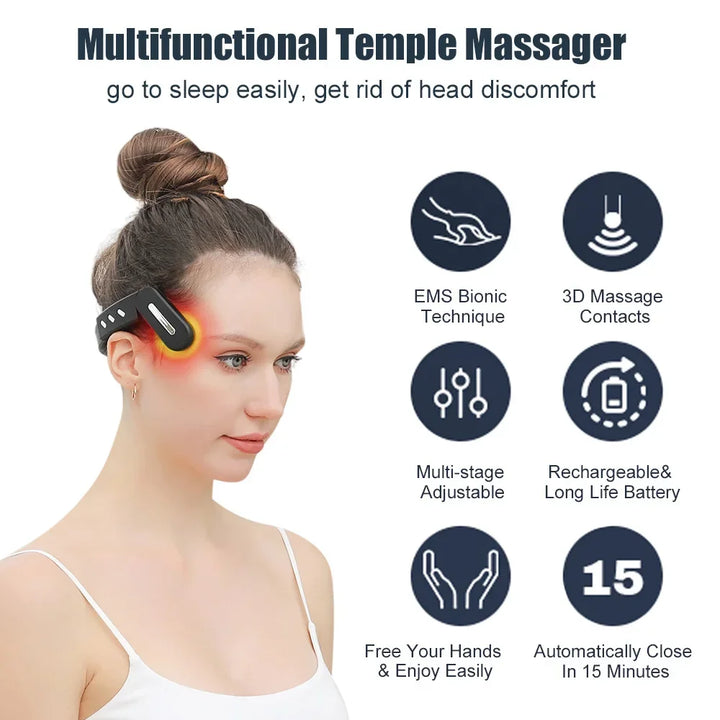 EMS Electric Head Massager