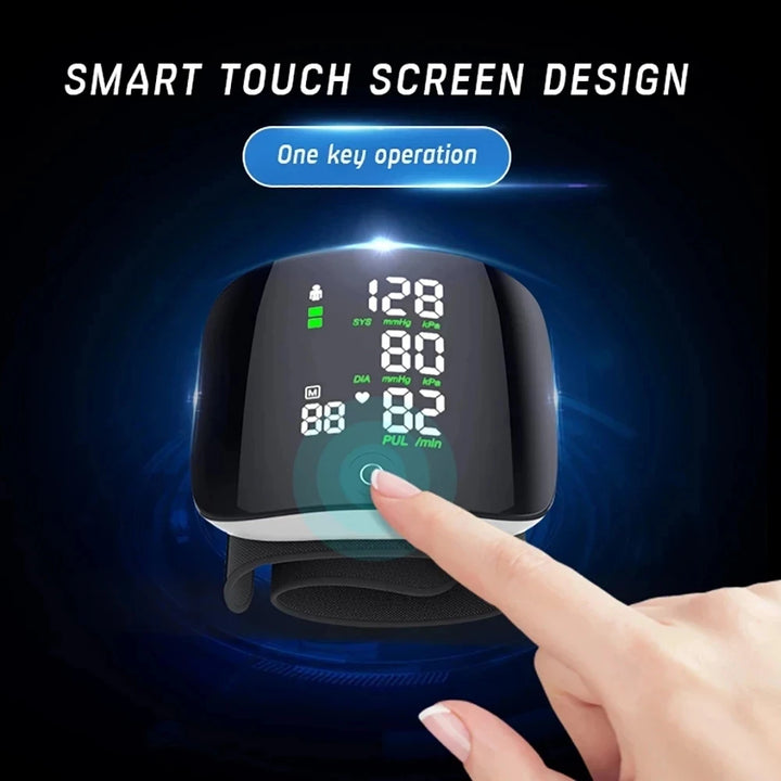Rechargeable Wrist Blood pressure monitor