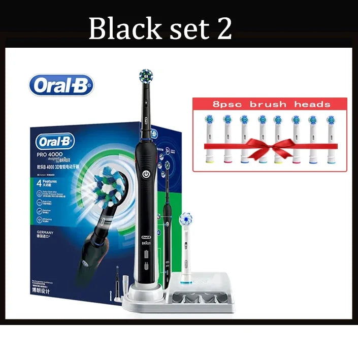 Oral B Pro 4000 Ultrasonic Toothbrush 3D