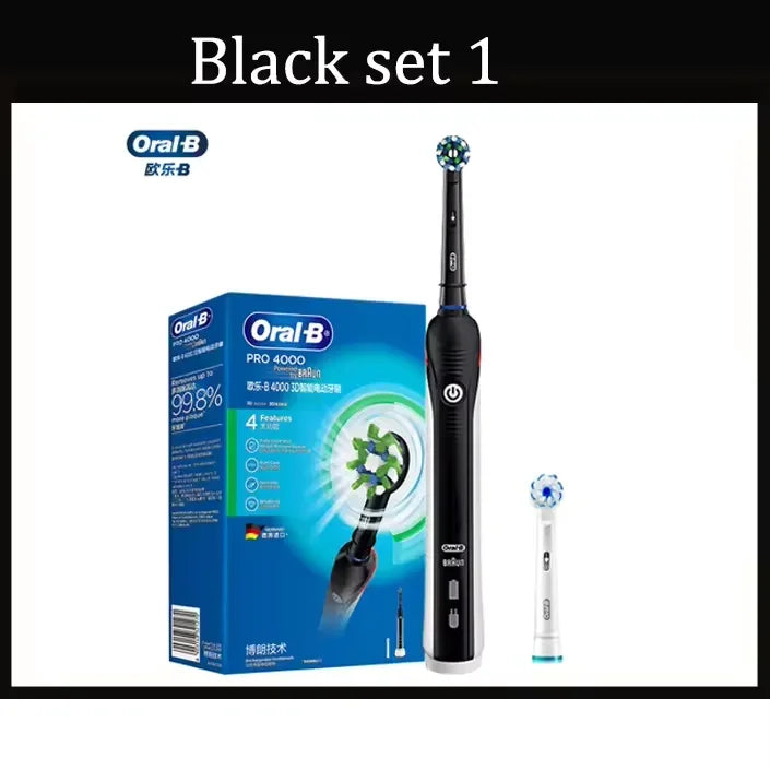 Oral B Pro 4000 Ultrasonic Toothbrush 3D