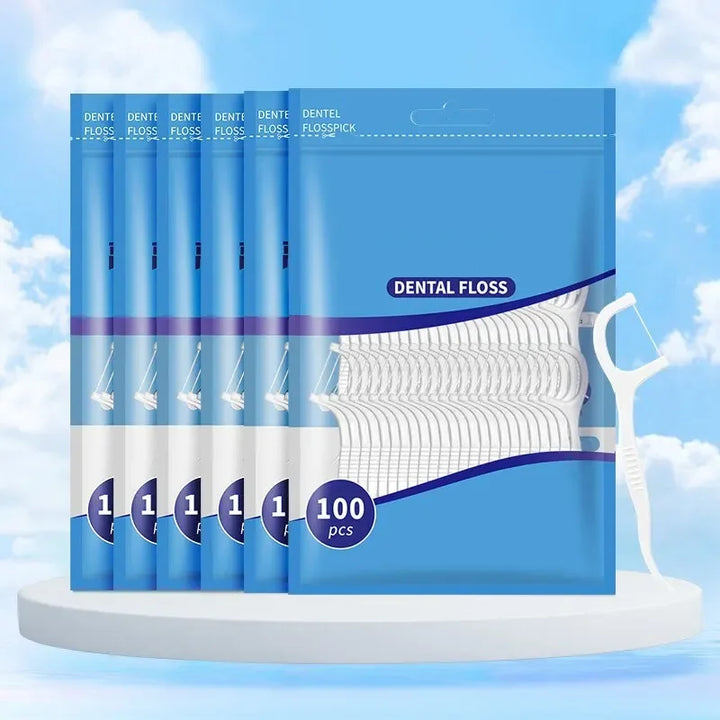 Dental Floss and Plastic Toothpicks
