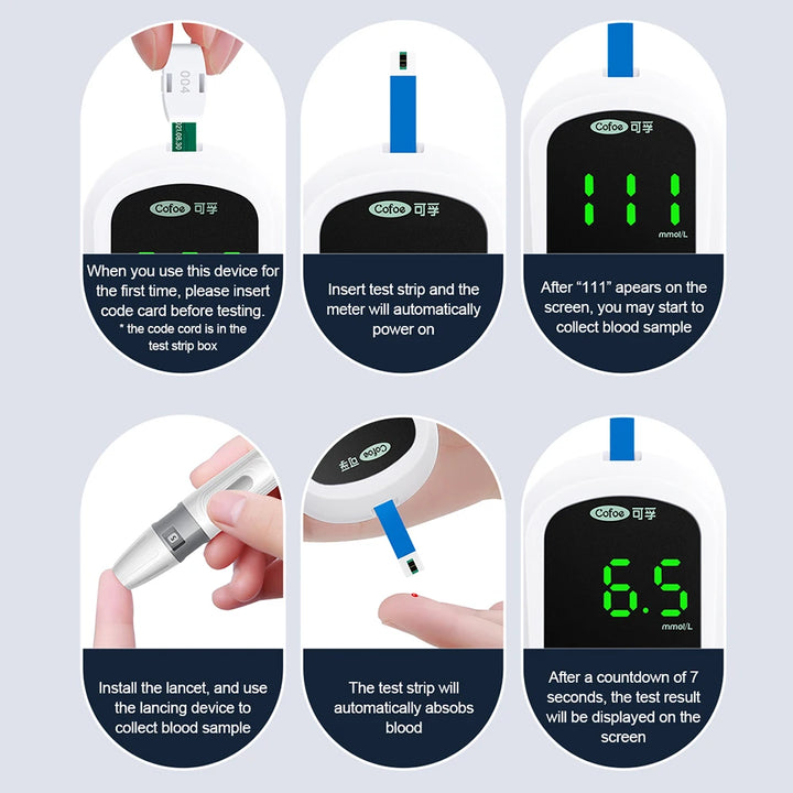 Cofoe Blood Glucose Monitor Kit