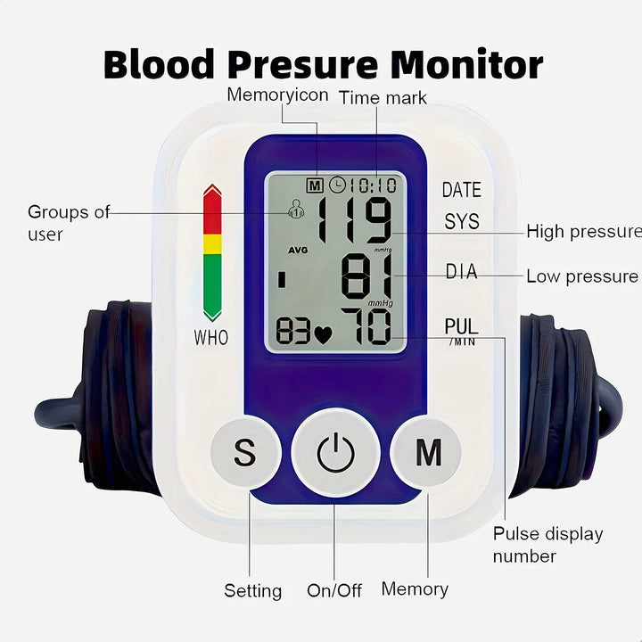 Digital Arm Blood Pressure Monitor