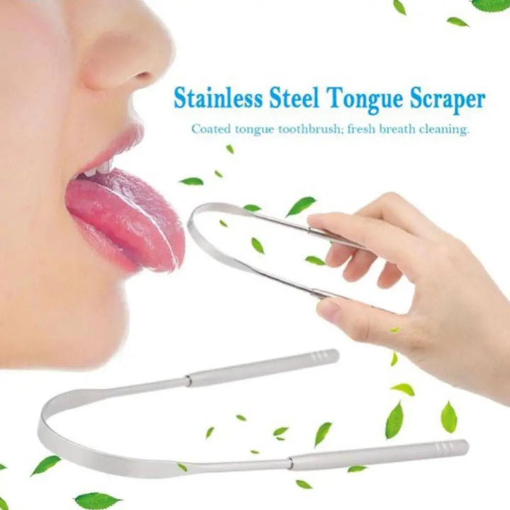 Tongue Scraper Cleaner Fresh Breath Cleaning Coated Tongue Tools Care Toothbrush Quality Hygiene High Quality