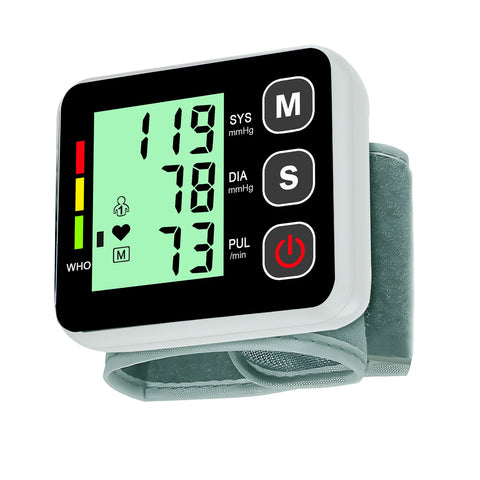 Wrist Blood Pressure Monitor LCD