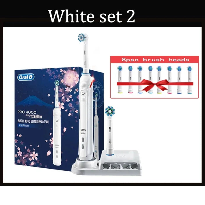 Oral B Pro 4000 Ultrasonic Toothbrush 3D