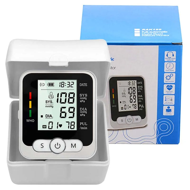 Portable Wrist Blood Pressure Monitor