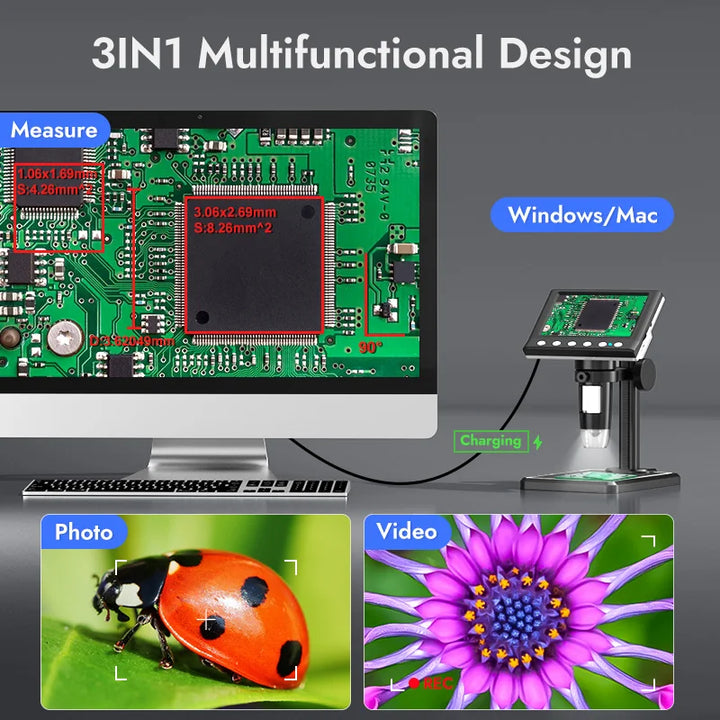 Hayve 4.3" Digital USB Microscope