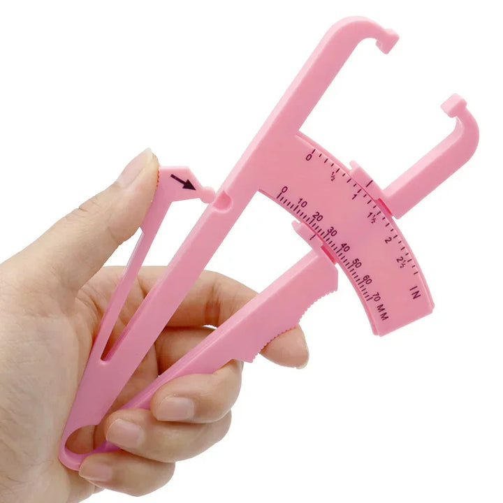 NEW Personal Body Fat Caliper Skin Analyzer Measure Charts Fitness Slim Keep Health Tester Body Fat Monitor Sebum Meter Folder