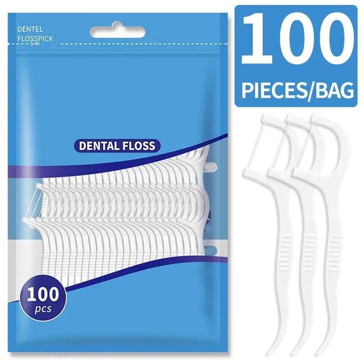 Dental Floss and Plastic Toothpicks