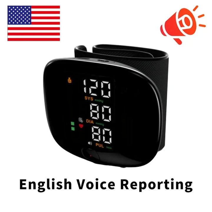 Rechargeable Wrist Blood pressure monitor