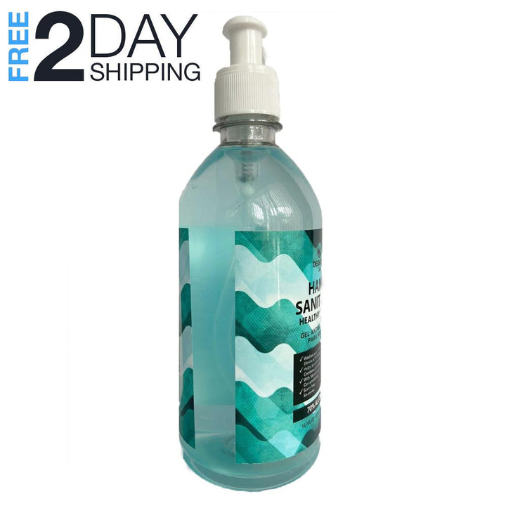 Hand Sanitizer with Pump 16.09 oz Antibacterial Gel 70%