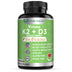 Whole Nature K2 (MK7)+D3 Plus Calcium