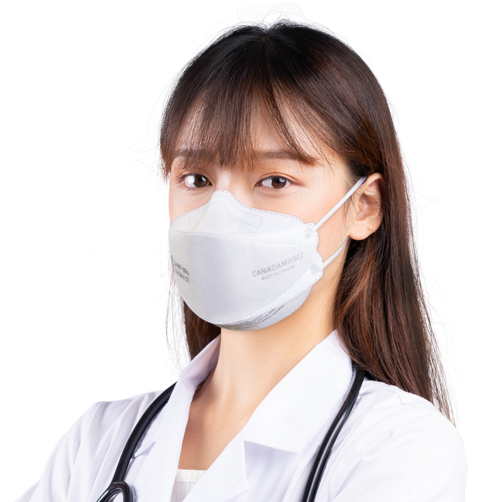 Respirator | CA-N95 Certified | Q100 - White (Pack of 10)